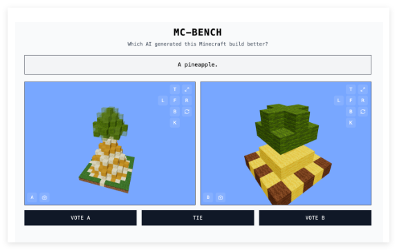 Minecraft化身为AI竞技舞台：高中生创新打造模型评测平台