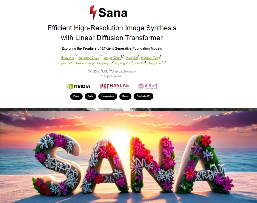 震撼登场！英伟达开源图像生成模型Sana，1秒生图、支持中英文和emoji