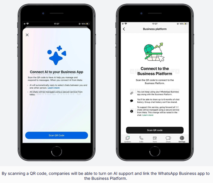 WhatsApp正式迈入AI时代：企业版推出智能客服功能，商业平台连接全面升级