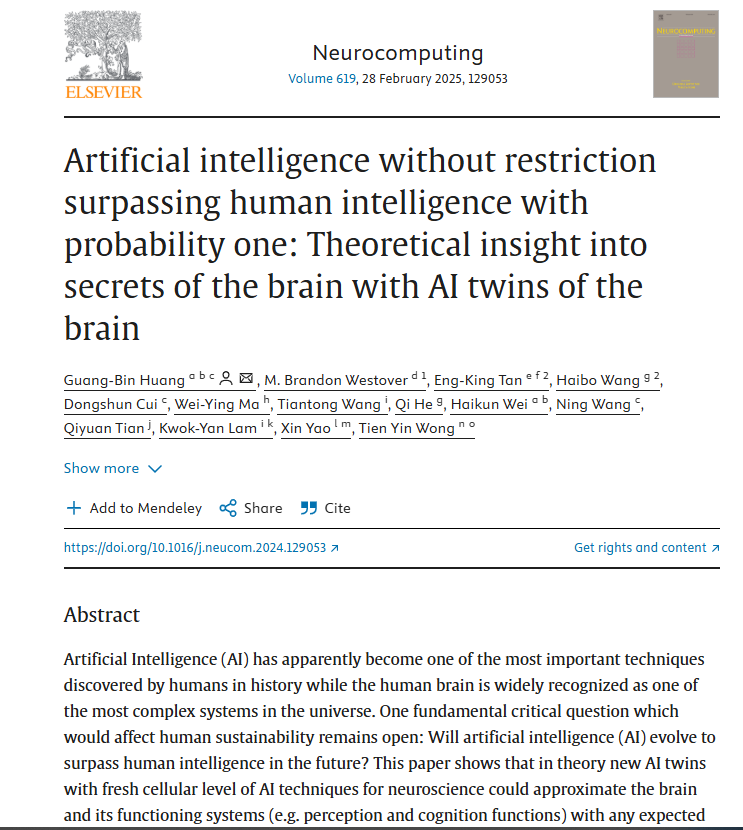 AI或将超越人脑？最新研究揭示AI无限潜能，神经网络或模仿人脑结构