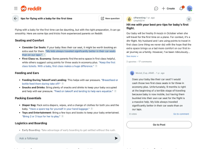 Reddit推出AI搜索工具RedditAnswers跳过谷歌直接从平台获取信息