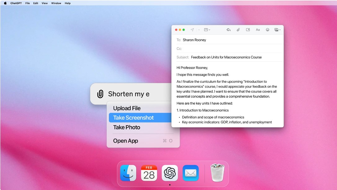 大升级！ChatGPTWindows桌面版全面上线，macOS版新增与应用协作功能