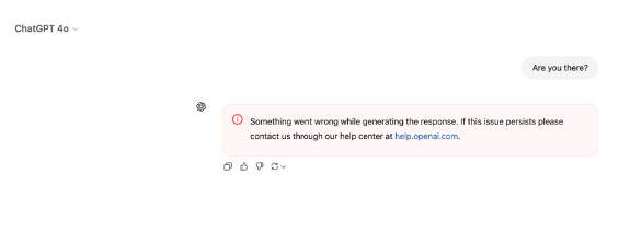 ​ChatGPT搜索功能上线几天出现短暂故障，用户不满错误提示