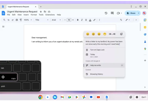 ChromeOS130大更新，带来快速插入、专注模式与AI新功能