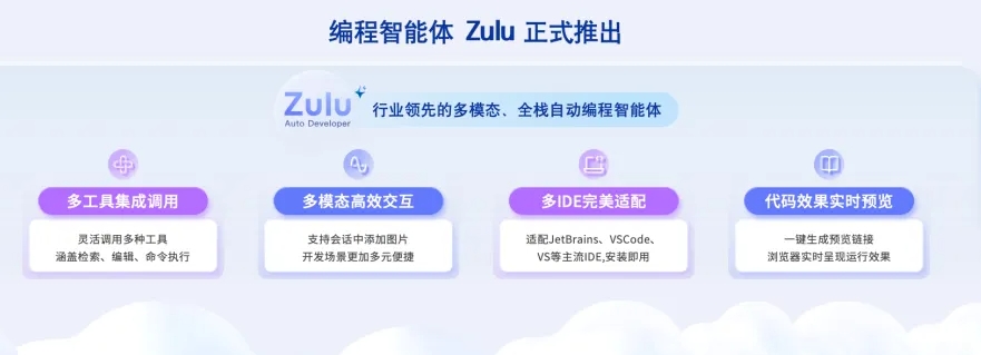 国内首个多模态AI程序员正式上岗文心快码Coding智能体Zulu正式发布