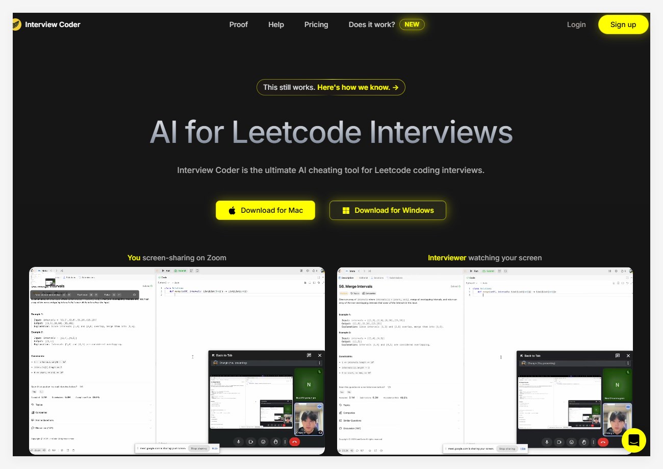 ​哥伦比亚大学退学生开发“AI面试作弊神器”InterviewCoder，成功融资500万美元